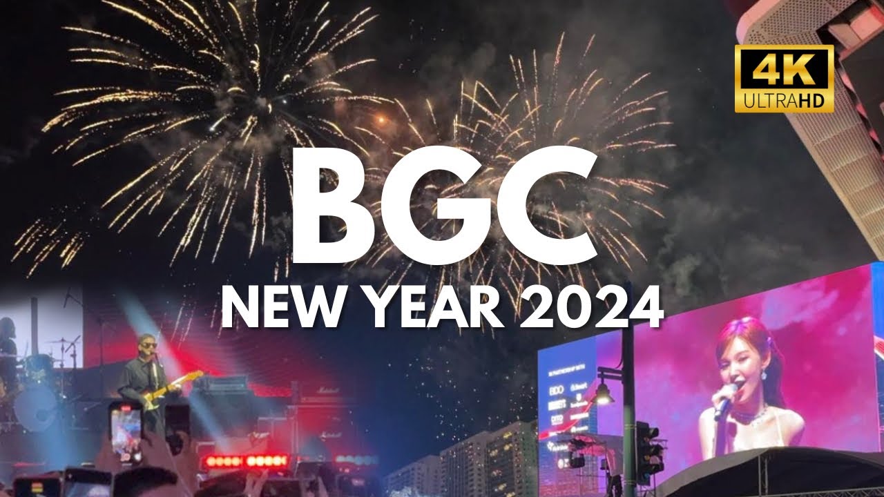 BGC New Year’s Countdown 2024 with RED VELVET, ELY BUENDIA and more! | 4K | BGC Philippines