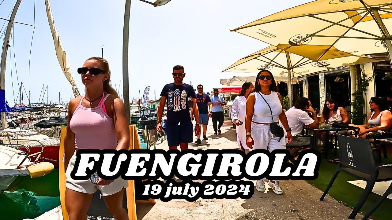 Fuengirola hot and sunny day, 19 July Malaga Costa Del Sol Andalusia Spain