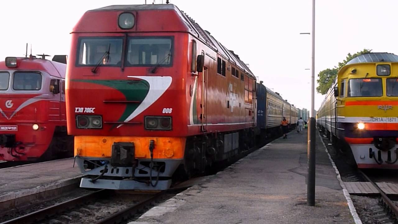Trains in Daugavpils, Latvia. PART 2, 19.05.2013