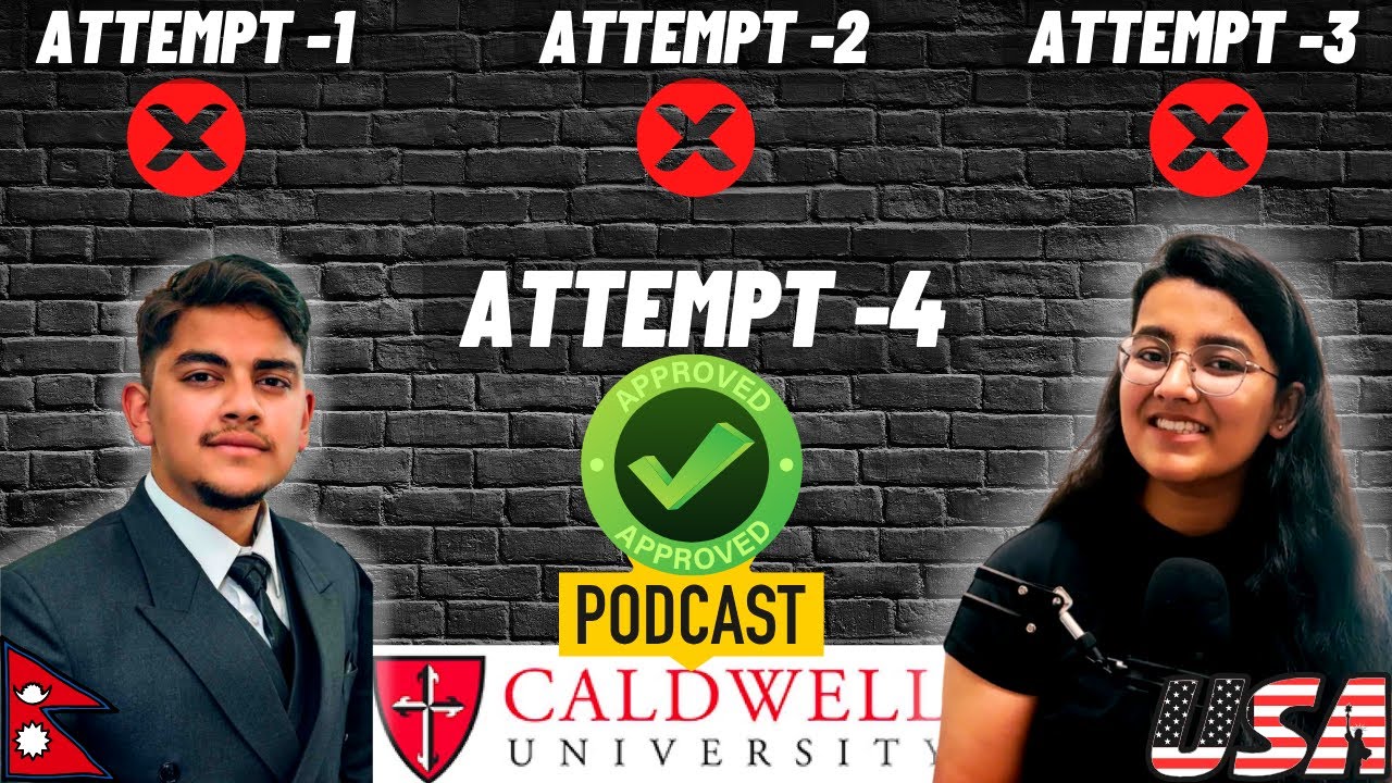 F1 Visa Approved ✅ on 4th Try| Stay Motivated |Justifying gap to VO| Full experience| Nepali student