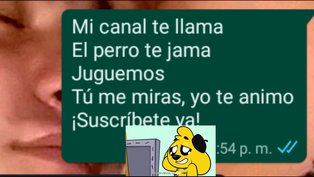 Broma a mi amiga con letra de canción Una sonrisa de Mikecrack