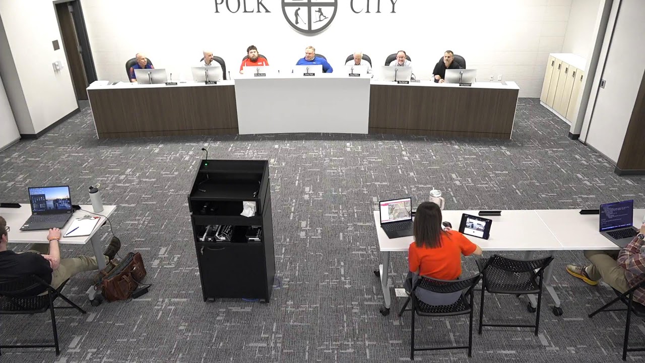 Planning & Zoning Commission Meeting: Polk City IA April 20, 2026
