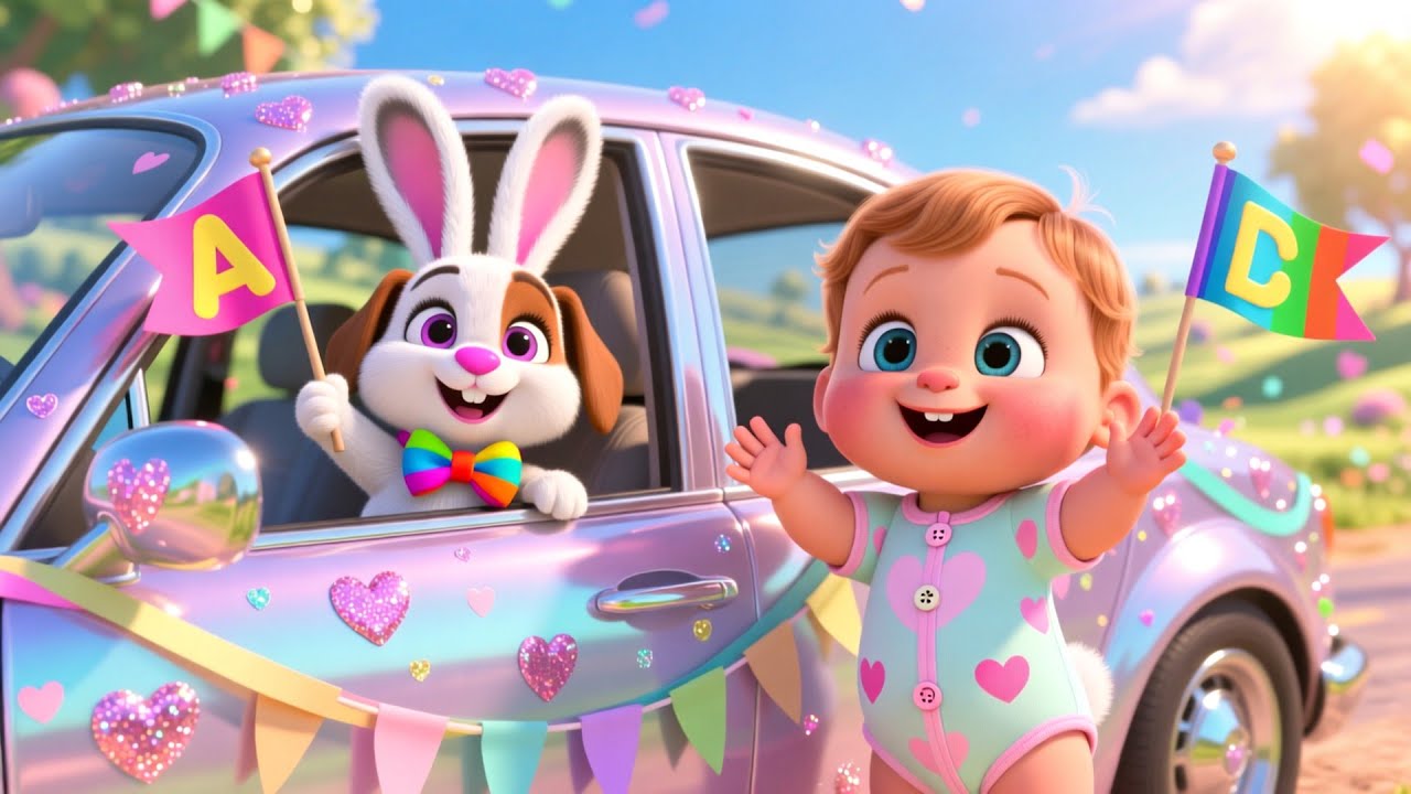 Baby and the Valentine Train ❤️🚂 Fun Kids Song | Holiday & Learning Adventure