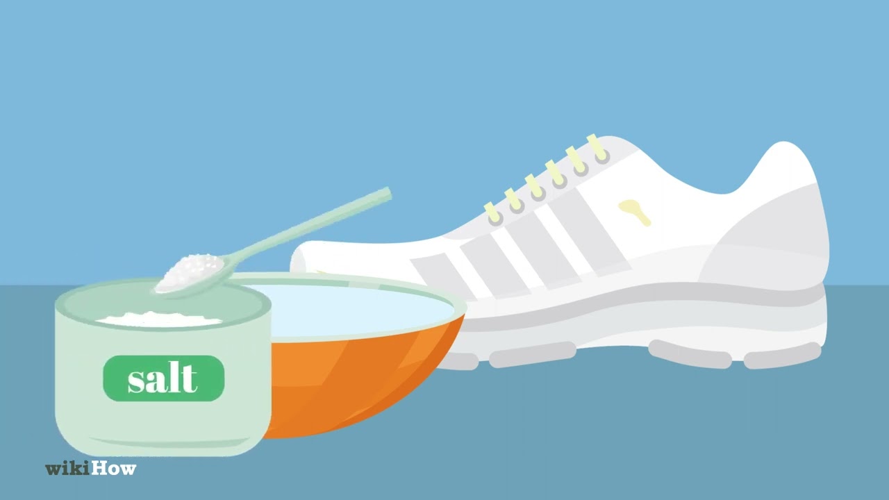 How to Remove Yellow Bleach Stains from White Shoes