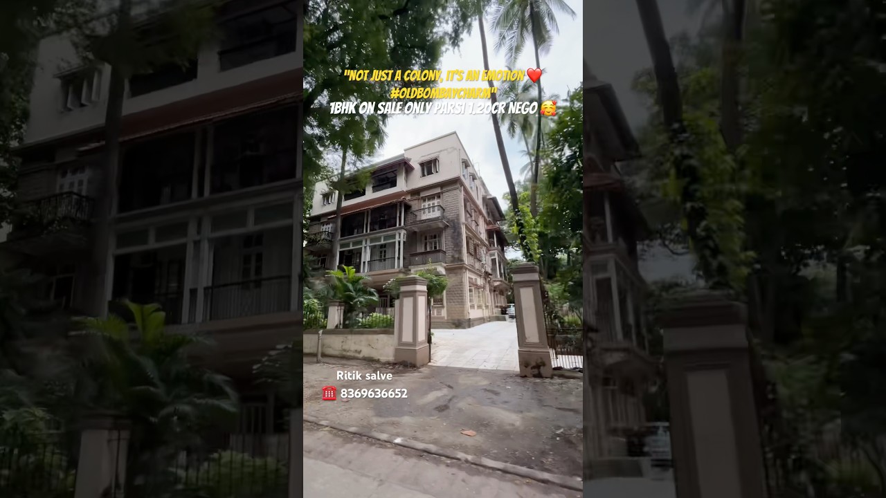 Dadar Parsi only 1bhk on sale only 1.20Cr Nego 🥰 #ritiksalve#mumbai