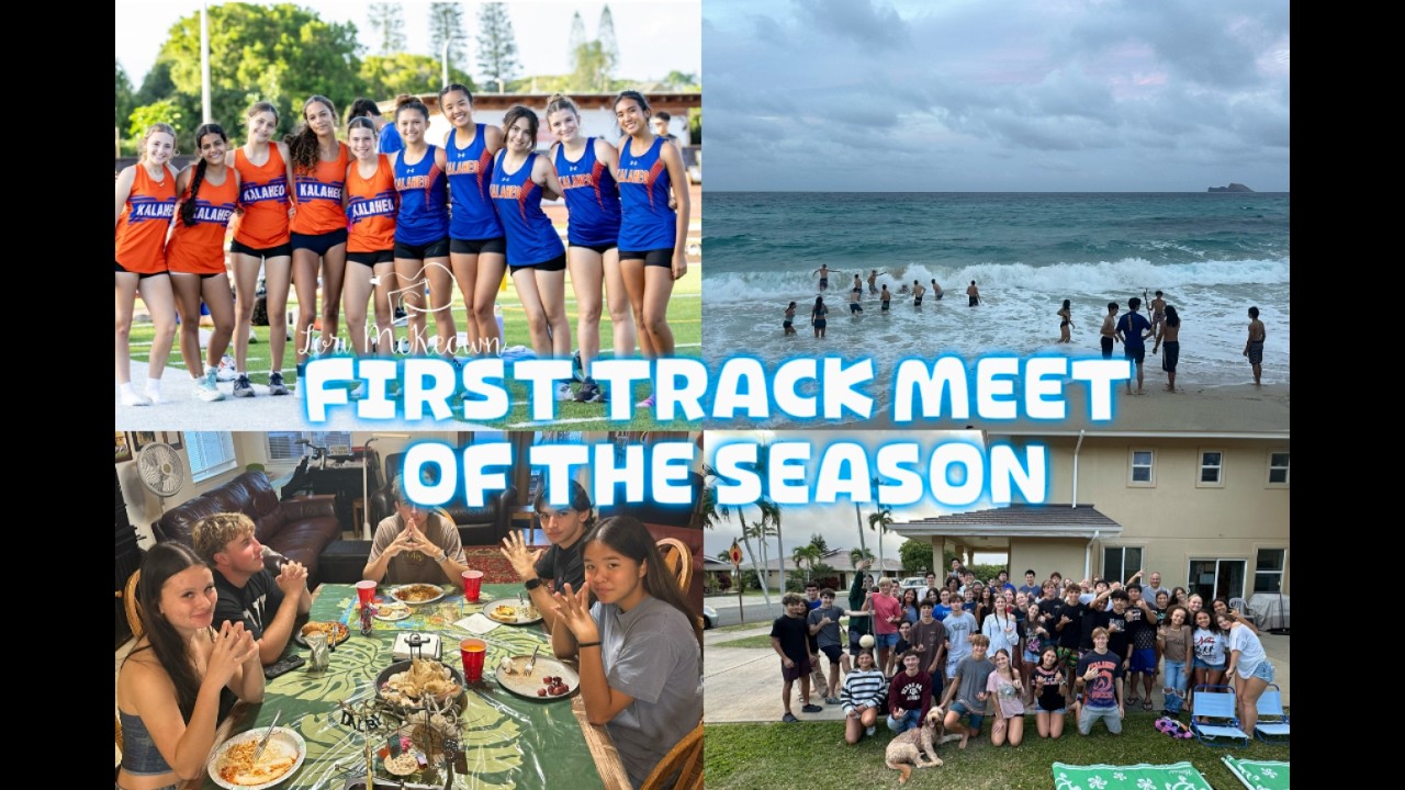 first carboload & track meet of the season! | Daisy Wabol