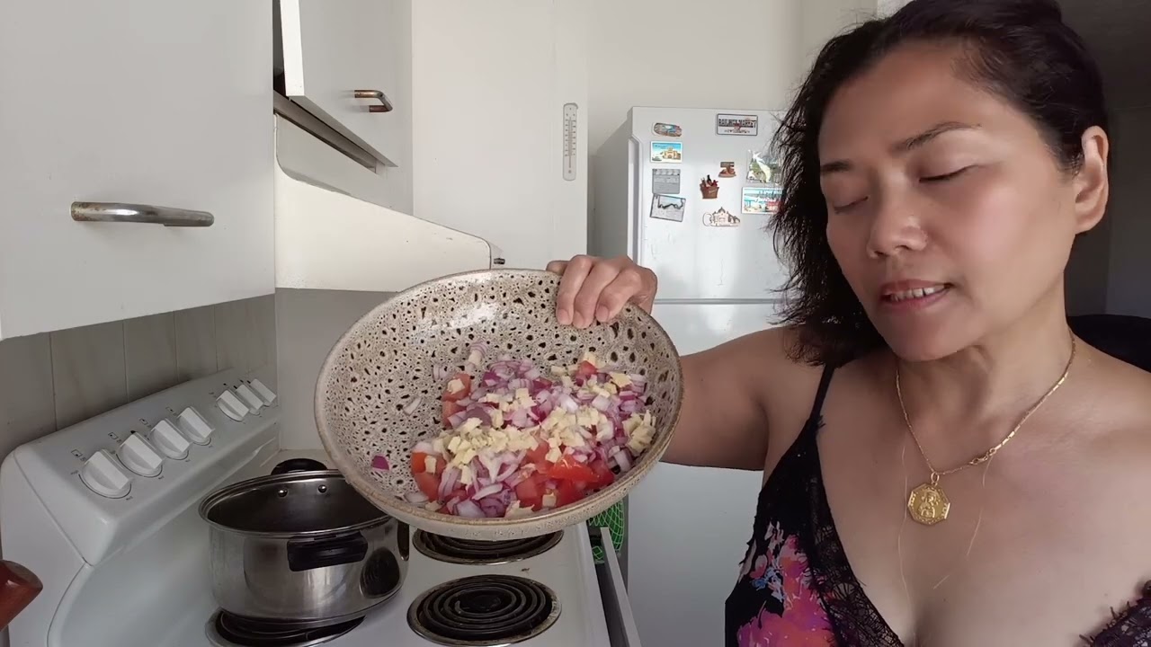 Jackfruit salad (Kinilaw na langka) without coconut milk 