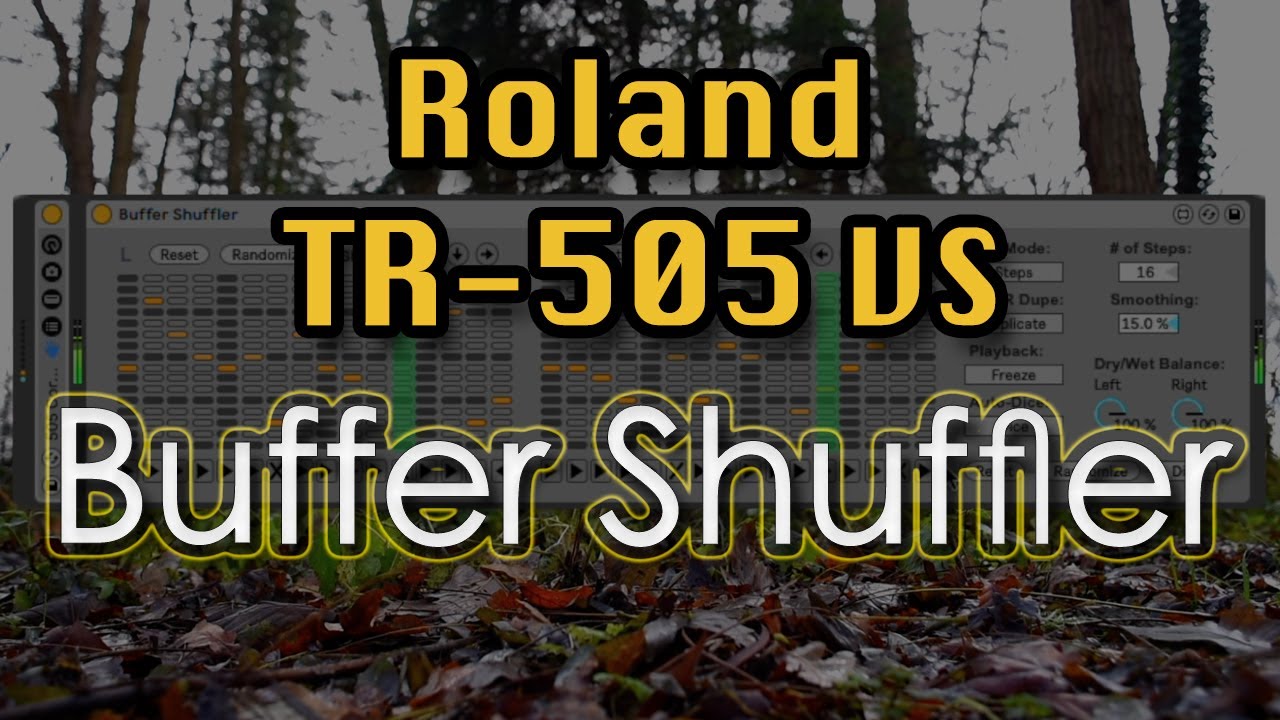 🥁 Ableton Live's Buffer Shuffler VS the Roland TR-505 🥁 🎧 (no talking) 🎧
