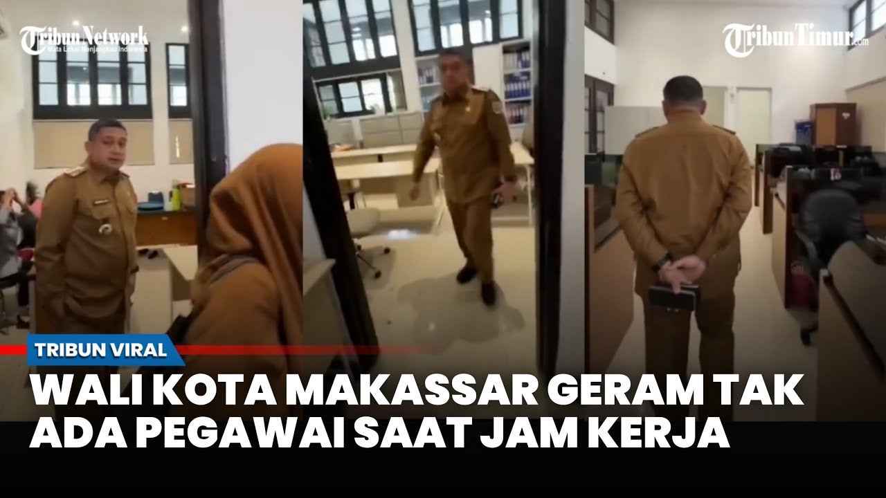 Sidak Balai Kota, Wali Kota Makassar Geram Tak Satupun Pegawai Ada saat Jam Kerja