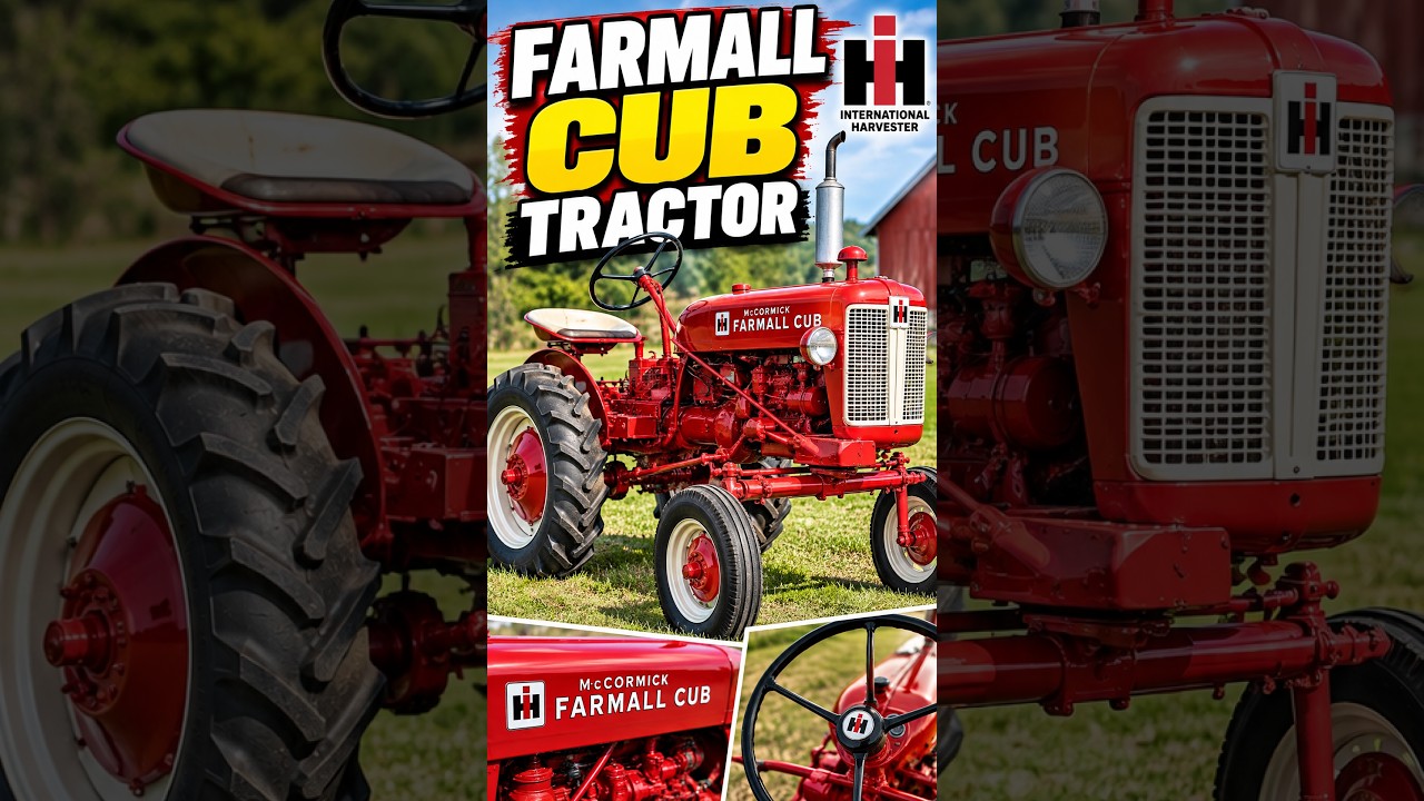 McCormick Farmall Cub Tractor w/ Plow | Up For Auction