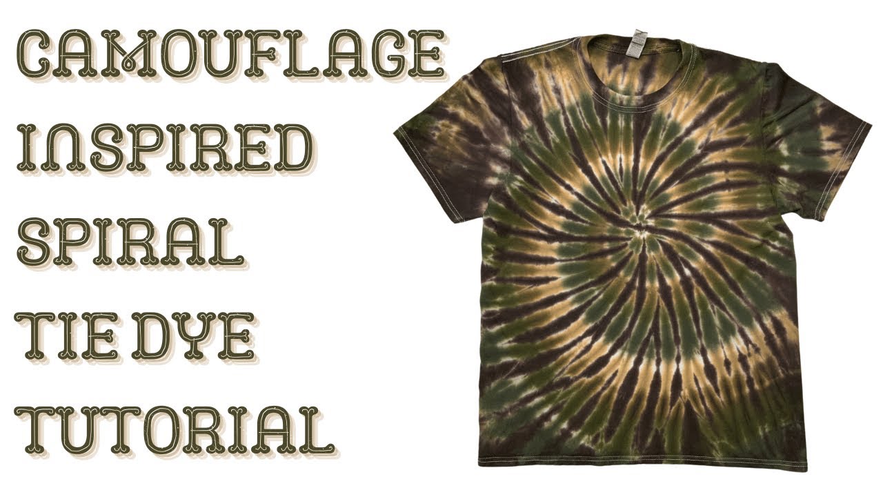 Tie-Dye Pattern: Camouflage Spiral YAY! These are the colors… Liquid Tie-Dye