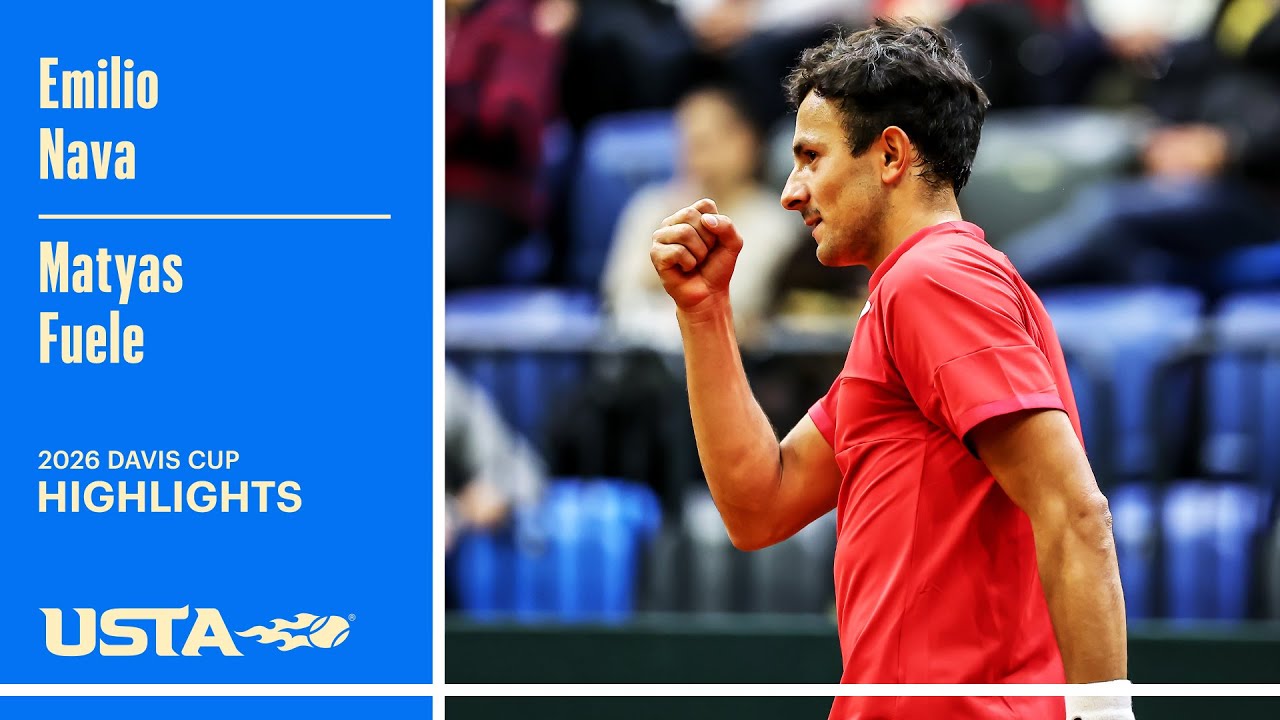 Emilio Nava vs. Matyas Fuele | 2026 Davis Cup