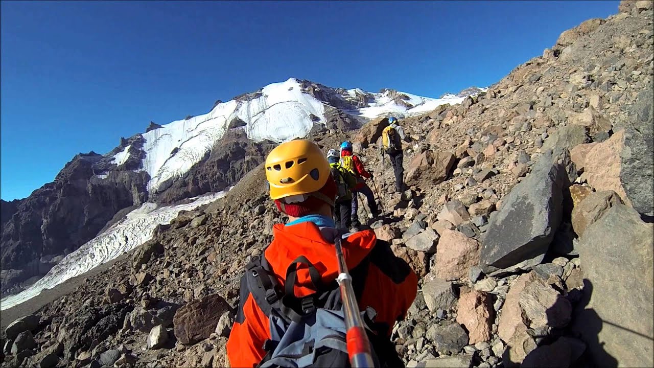 Climbing Mt.Kazbek