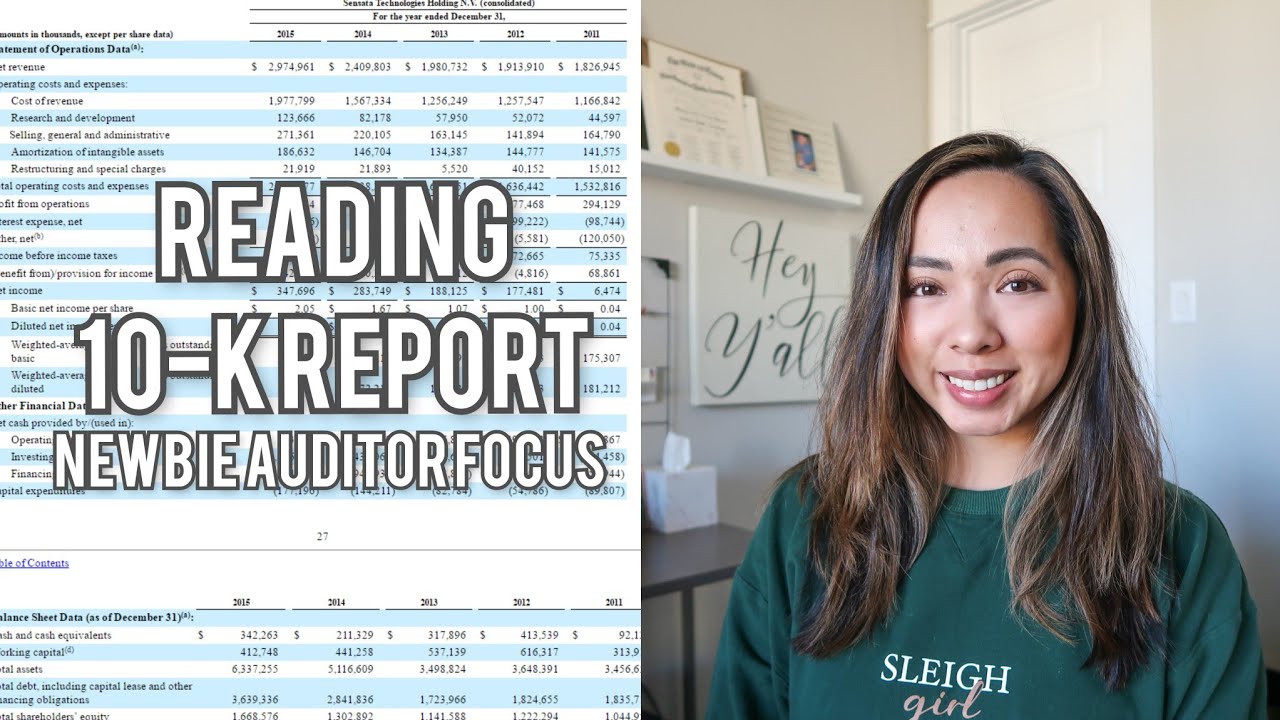 How to Read a 10-K Annual Report | Tips For New Auditors, Onboarding on a New Client, Job Applicants