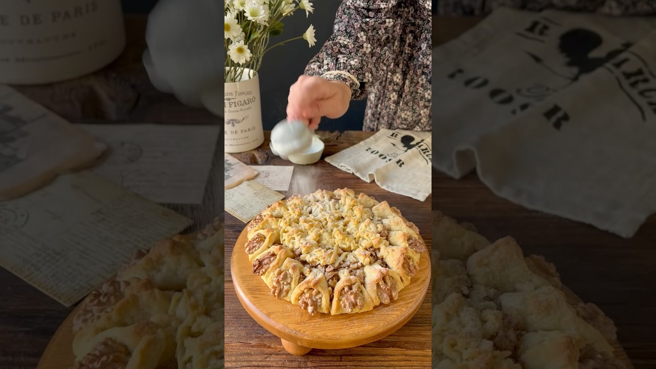 Apple Walnut tart/ Elmalı tart