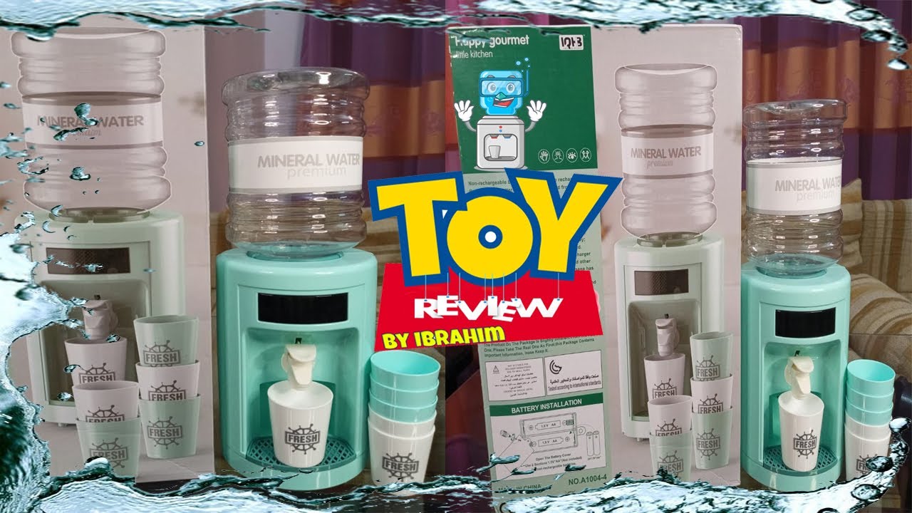 Mini Water Dispenser with Lights and Sound | Portable Cute Water Dispenser | Ibrahim ToysReview