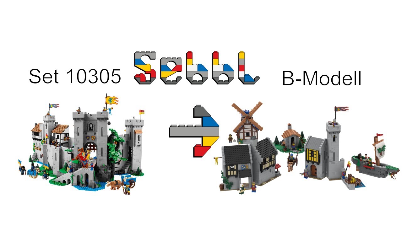 LEGO® 10305 B-Modell - Mittelalter-Dorf mit verblüffendem Fachwerk