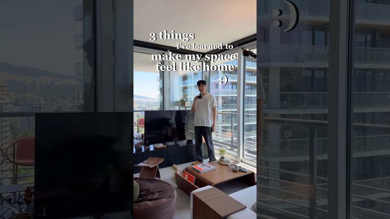 3 things I've learned to make my space feels like home 🤗