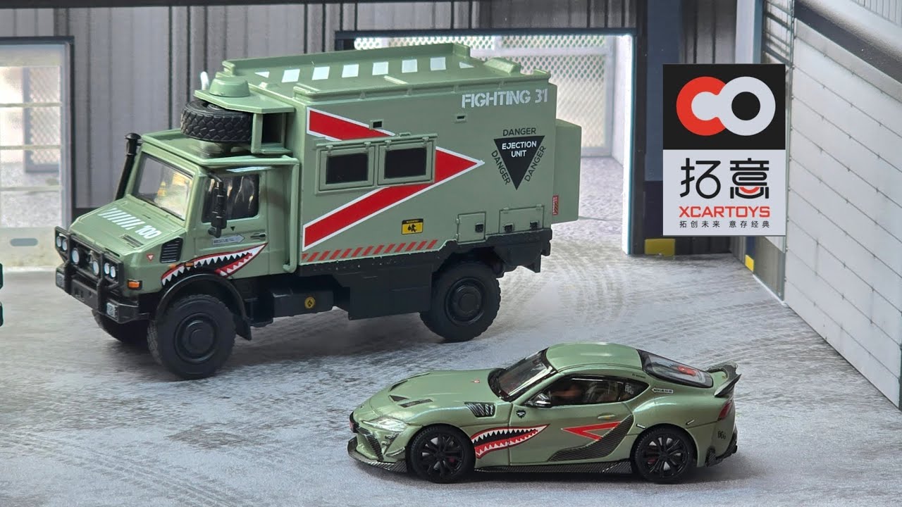 Xcartoys Unimog Crawler U4000 1/64 scale Fighting 31. Unboxing Review!