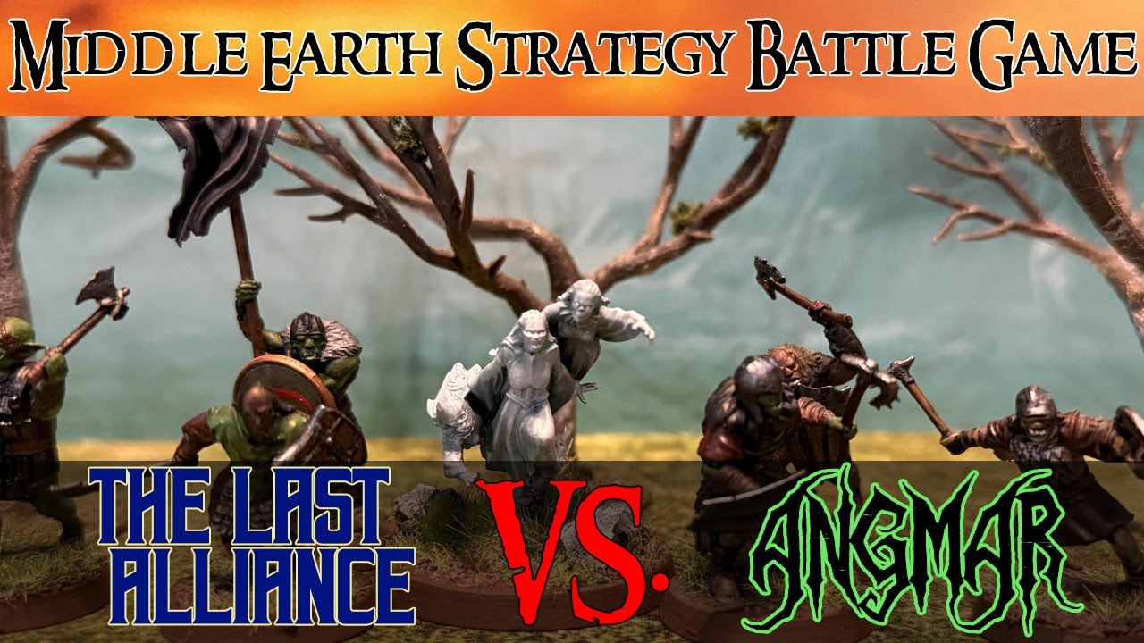 Angmar vs the Last Alliance in Assassination: 1000 Battle Report Middle Earth Strategy Battle Game