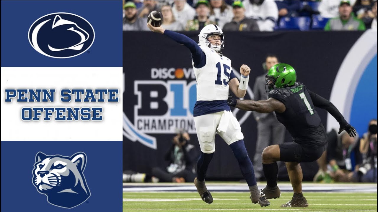Penn State Offense vs Oregon Defense - CFB Cutups Big Ten Championship 2024