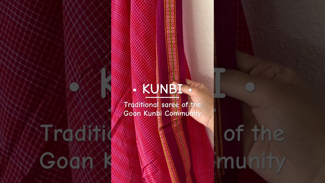 KUNBI Sarees | Handloom Traditional Saree | Goan Kunbi Community | Indian Textile | Sanskruti Store