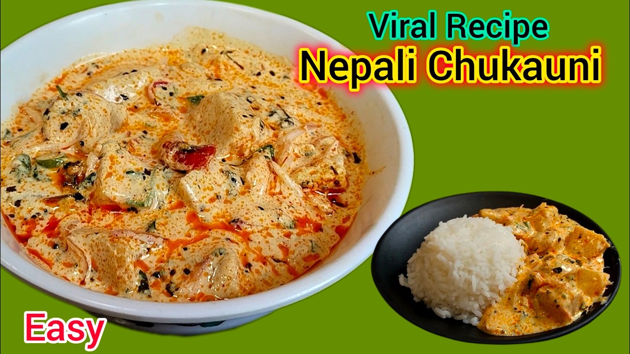 ഇങ്ങനൊരു തൈര് കറി | Viral Nepali Chukauni Recipe | Curd Recipes | Lemon and Chilli #food