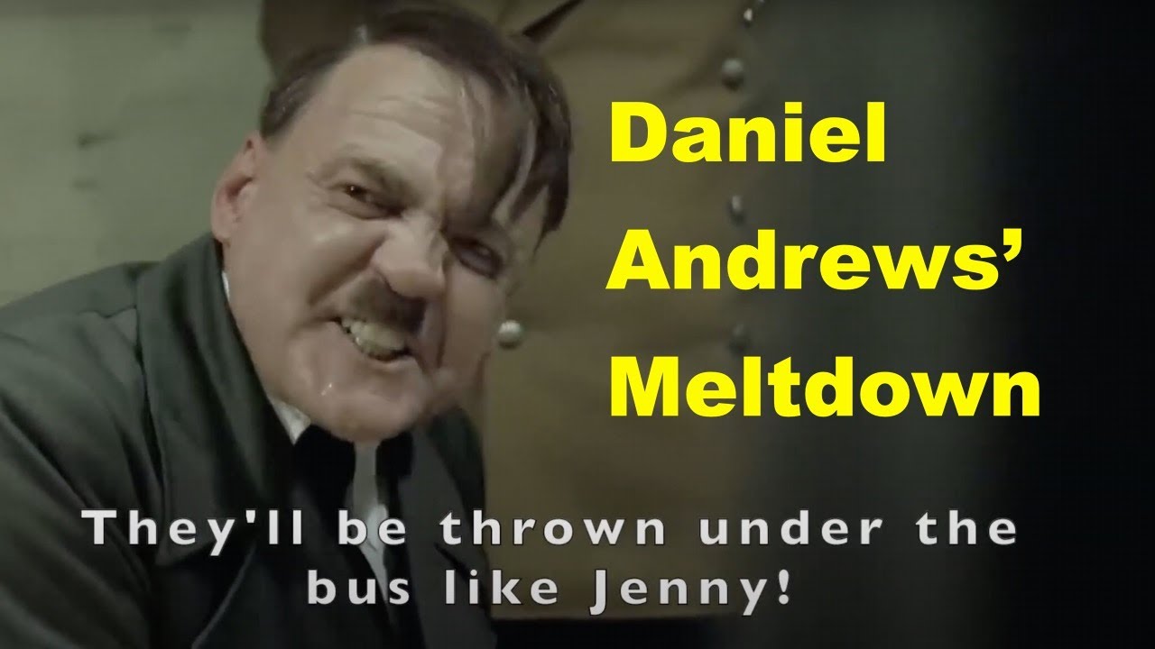 Dan Andrews has a meltdown