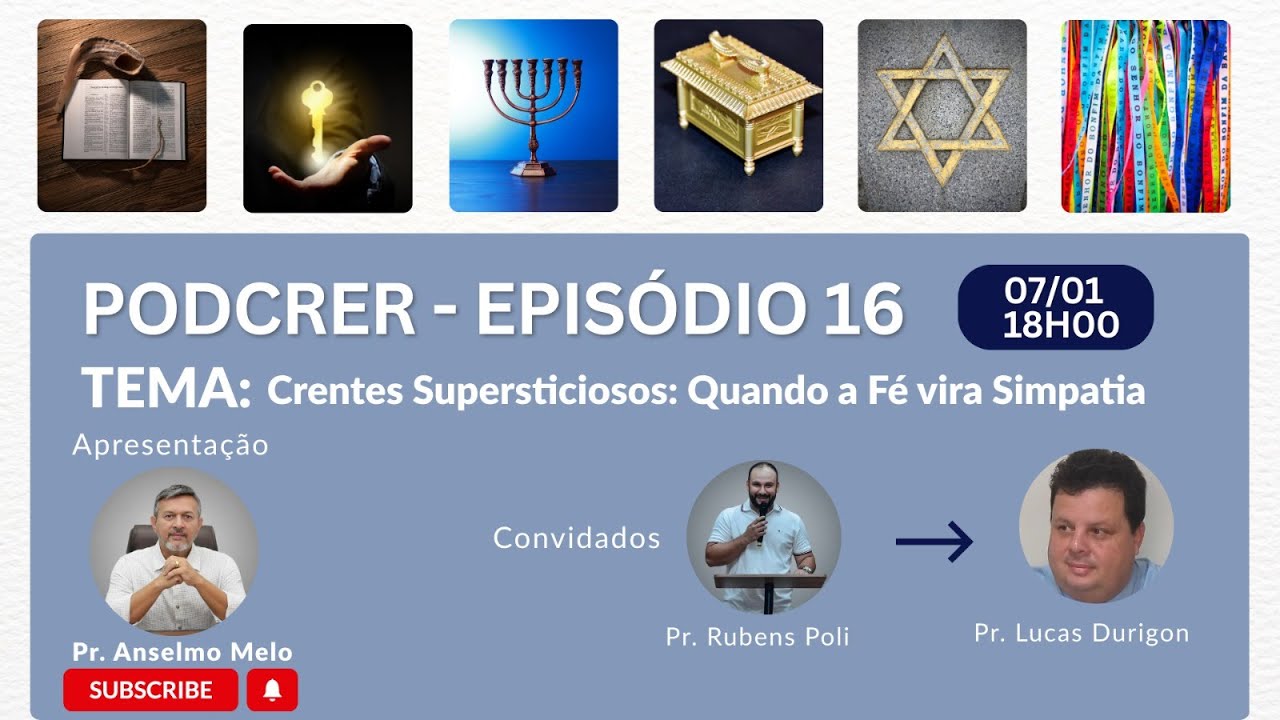 POD CRER | PODCAST DA ASSOCIAÇÃO DE PASTORES EVANGÉLICOS DE LIMEIRA  -  EP#16  -  07/01/2026!!