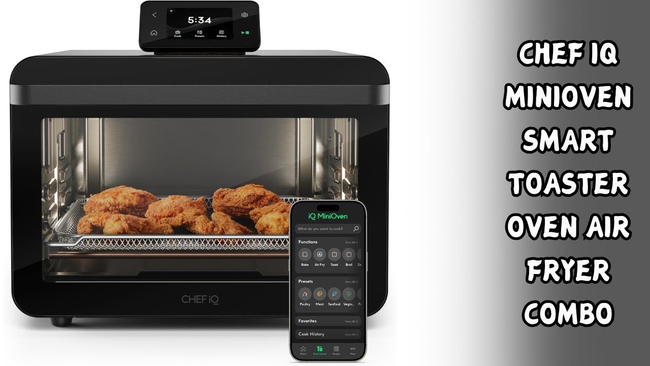 11 Cooking Functions | CHEF iQ MiniOven Smart Toaster Oven | Key Features