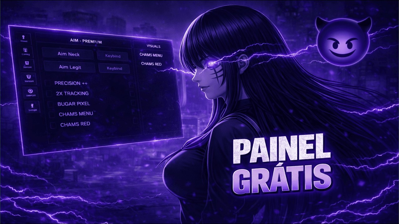 PAINEL XIT EMULADOR FREE FIRE AIMBOT 100% ANTI BAN! GRÁTIS!!! LINK DESCRIÇÃO