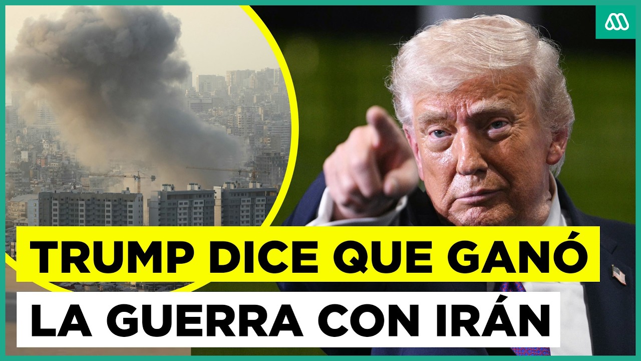 Crisis en Medio Oriente: Trump asegura que ya ganó la guerra