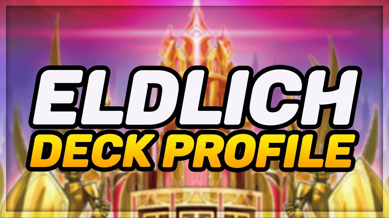 THE BEST TRAP DECK IN YU-GI-OH !!? Eldlich Deck Profile !