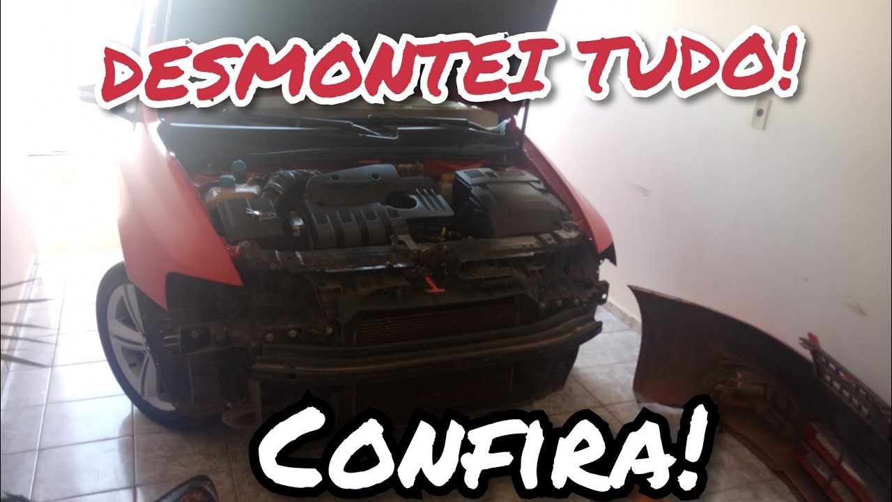 Removendo Faróis e Parachoque - Fiat Stilo Sporting