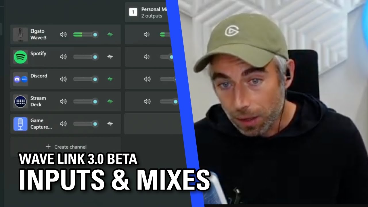 Input channels and output mixes | Elgato Wave Link 3.0 Beta