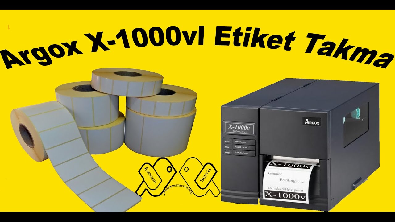 Argox X 1000VL Etiket Naıl Takılır