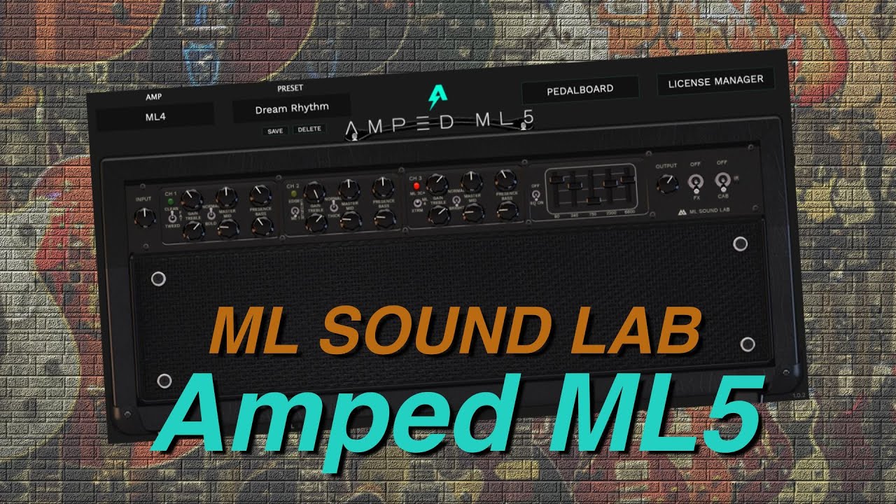 ML Sound Lab - Amped ML5 Plugin Demo by Ozan Erkal