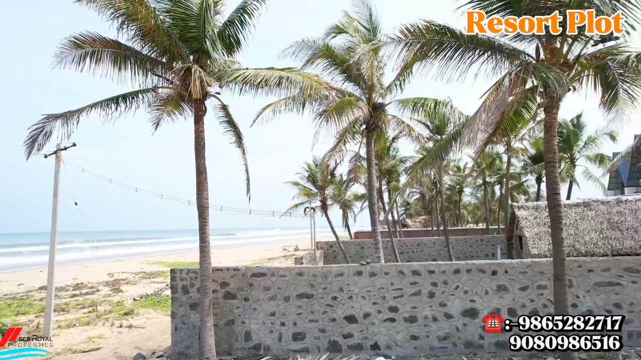 🆔 1515🏝️15 Lakh Beach View Farmland For Sale Chennai ECR🌴 Mugaiyur 5 Grnd🛖TTDC BOAT Resort🏖️Mr.Aahi⛵