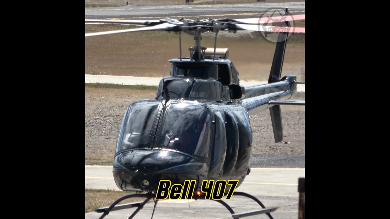 Potencia y Elegancia en un solo Helicoptero! el Bell 407 en Toncontin 