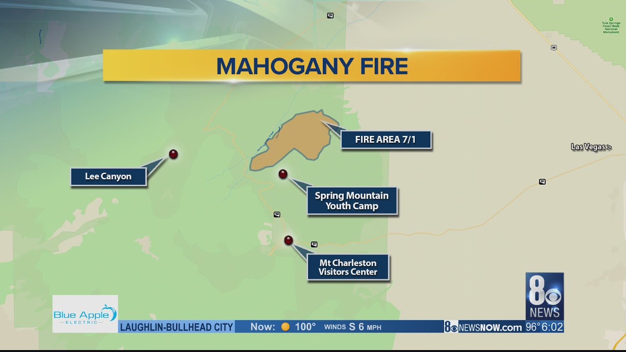 420 people now battling Mahogany Fire near Mt. Charleston