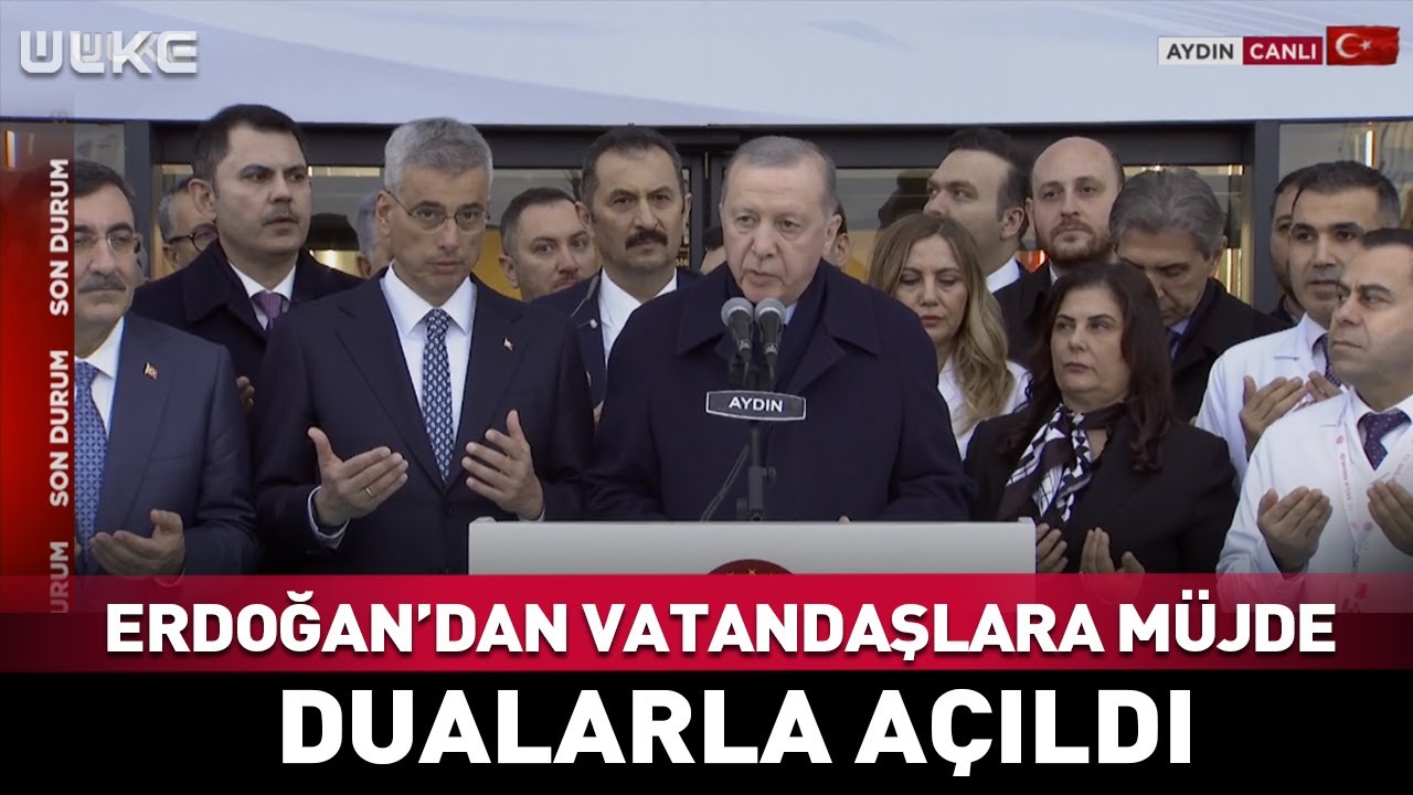 Erdoğan'dan Vatandaşlara Müjde! Dualarla Açıldı... #Sondakika
