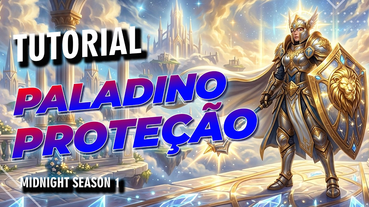 Tutorial Paladino Proteção   Season 1  Midnight  Completo PT BR