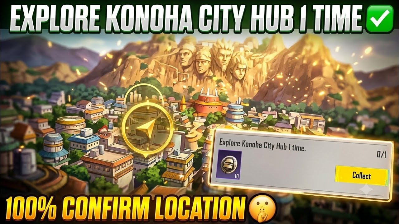 EXPLORE KONOHA CITY HUB 1 TIME ✅ KONOHA CITY HUB CONFIRMED LOCATION 🤯