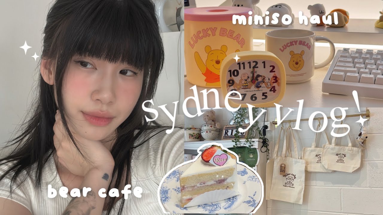 Life Lately 🎀 48 Hours in Sydney, Aesthetic Cafe, Miniso Haul & Shopping Day 🧸