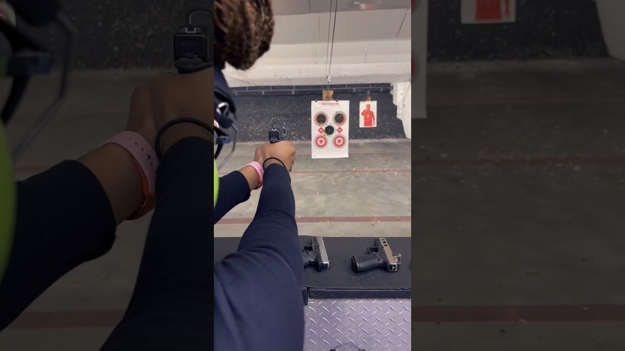 Working on my Aim🎯#guns #gunrage #headshot #girlsandguns #handgun