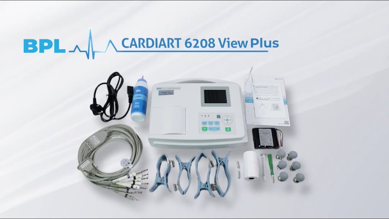 Guide for BPL Cardiart 6208 ViewPlus - 3-channel ECG Machine