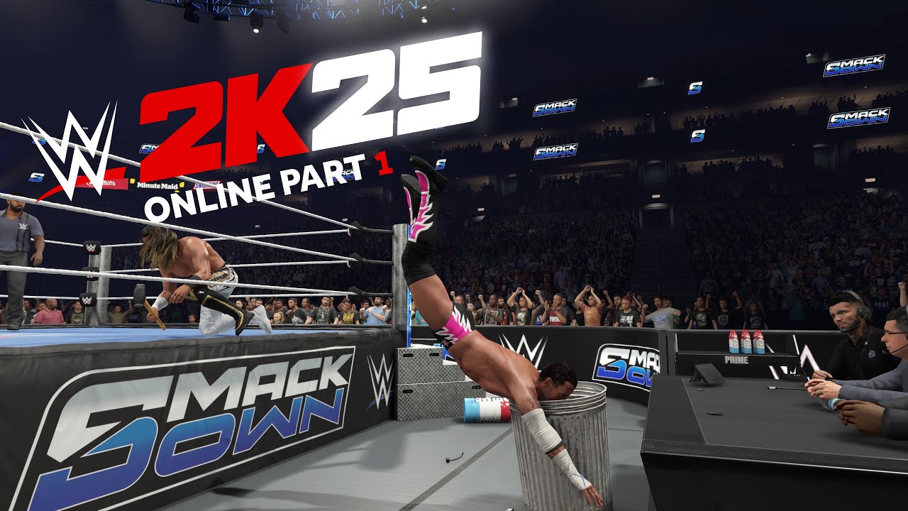 I PLAYED MY FIRST ONLINE MATCHES IN WWE 2K25!!!! *GONE WRONGG*