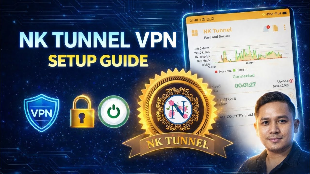 How to Setup NK Tunnel VPN on Android | Secure Internet 🔐