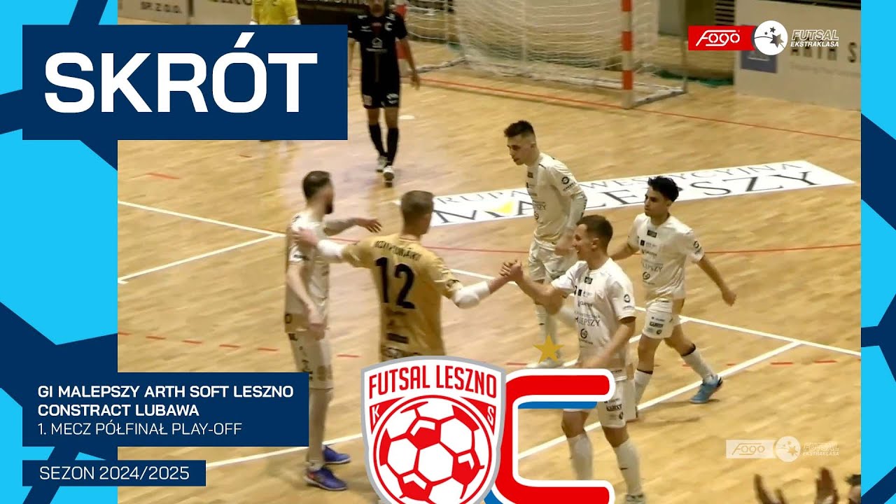 GI Malepszy Arth Soft Leszno - Constract Lubawa |3:2|  | SKRÓT | 1. mecz PÓŁFINAŁ (2024/25)