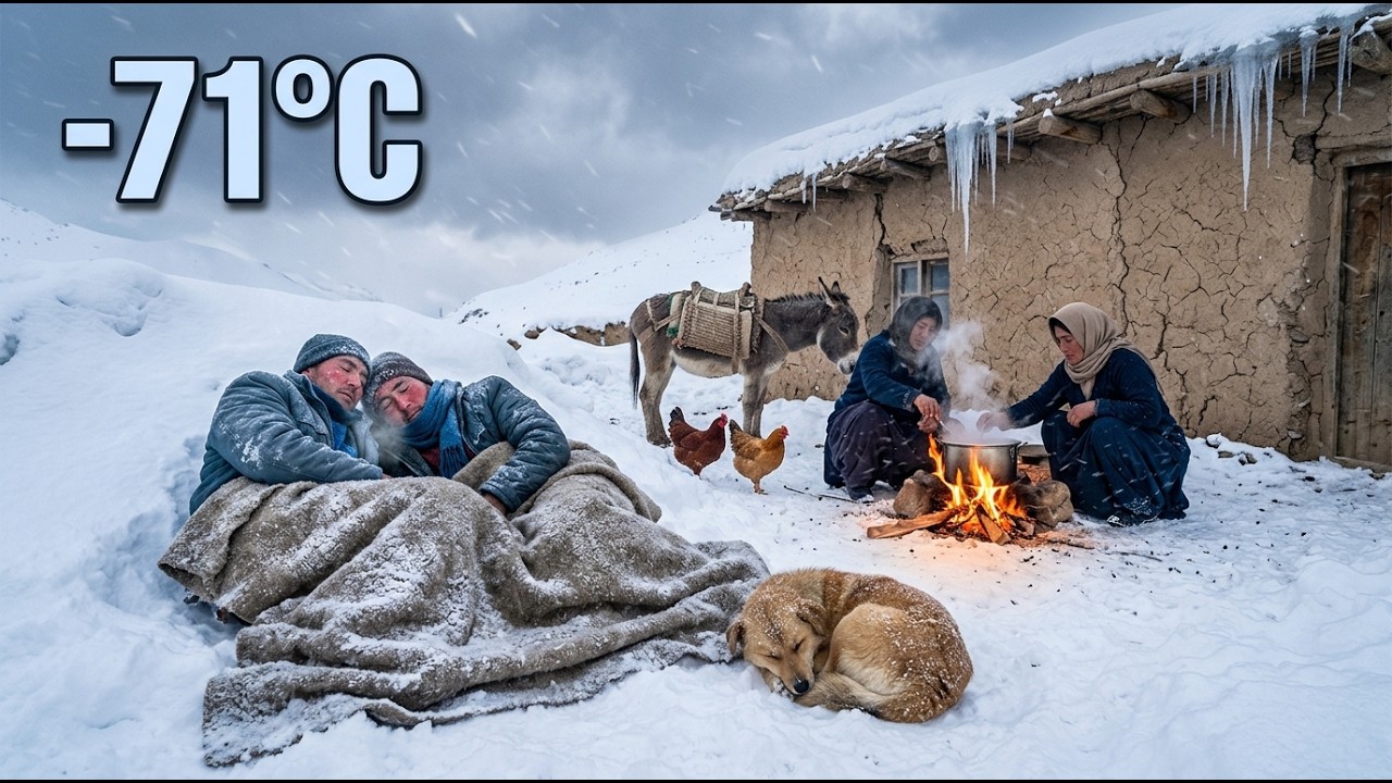 You Won't Believe How Afghan Families Live in -63&deg;C Temperature's.